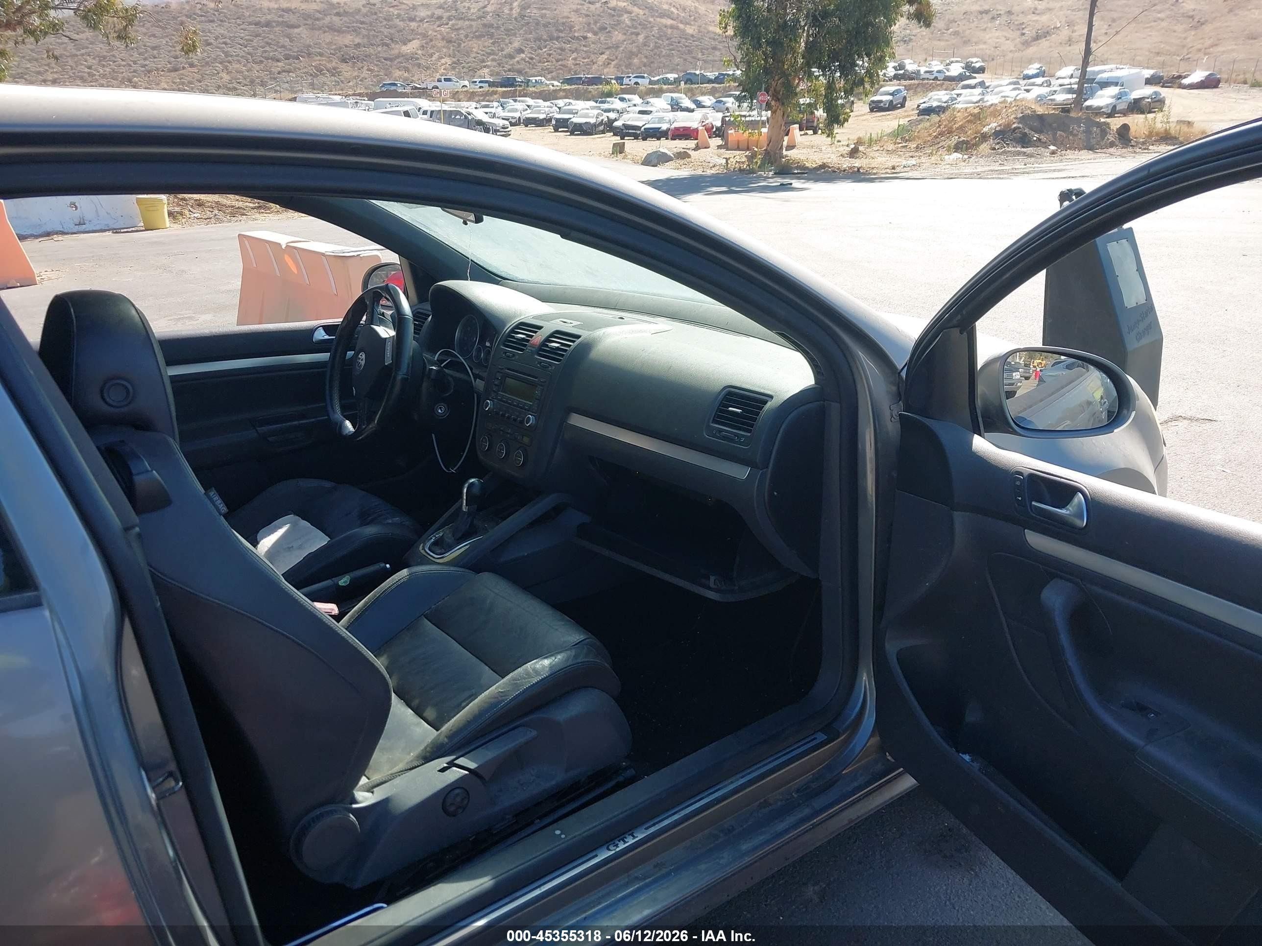 2006 Volkswagen Gti 2-door Gray vin: WVWFV71K26W186120