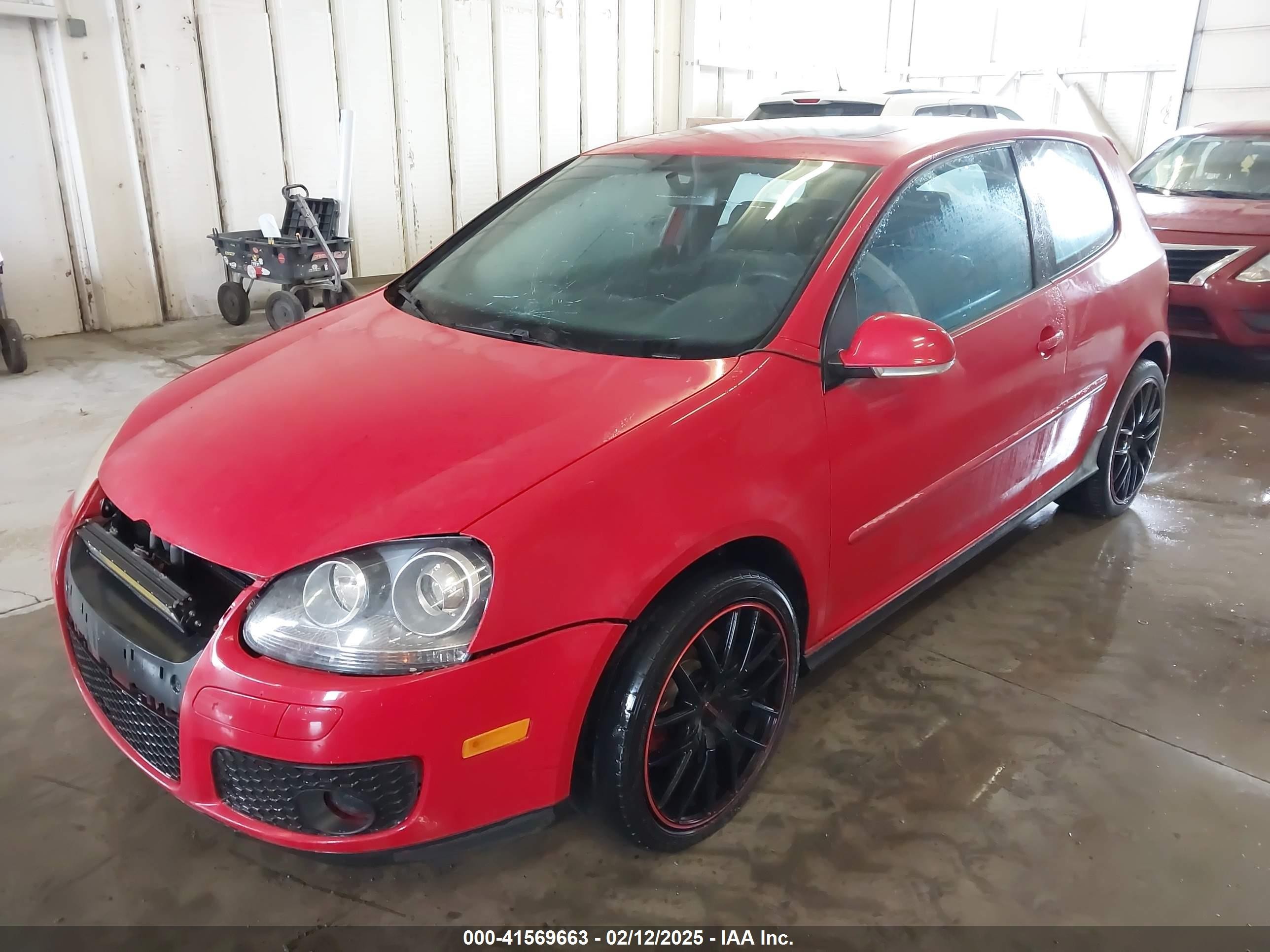 2006 Volkswagen Gti 2-door Красный vin: WVWFV71K36W084518