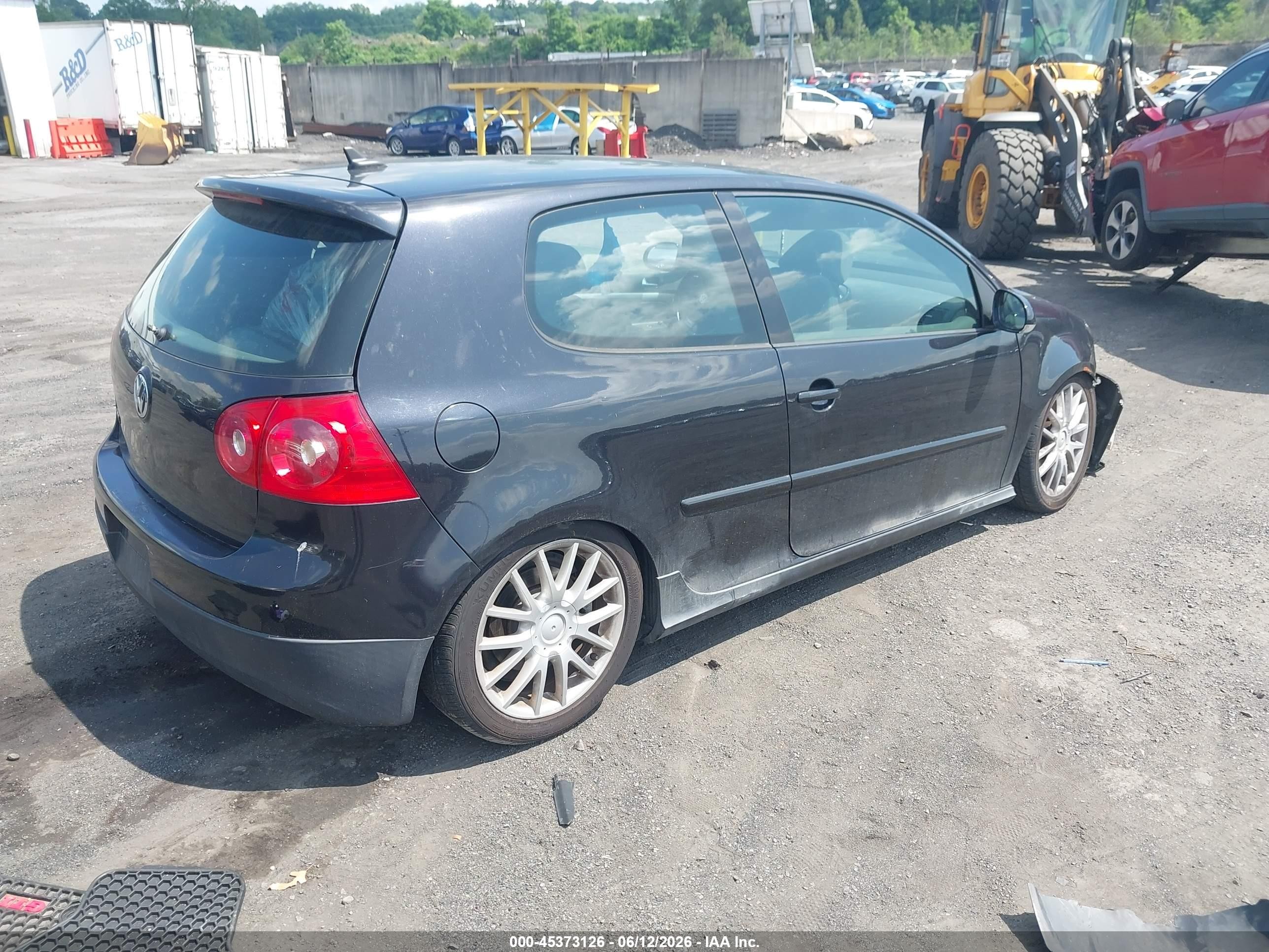 2007 Volkswagen Gti 2-door (a6)/fahrenheit Black vin: WVWFV71K37W103201
