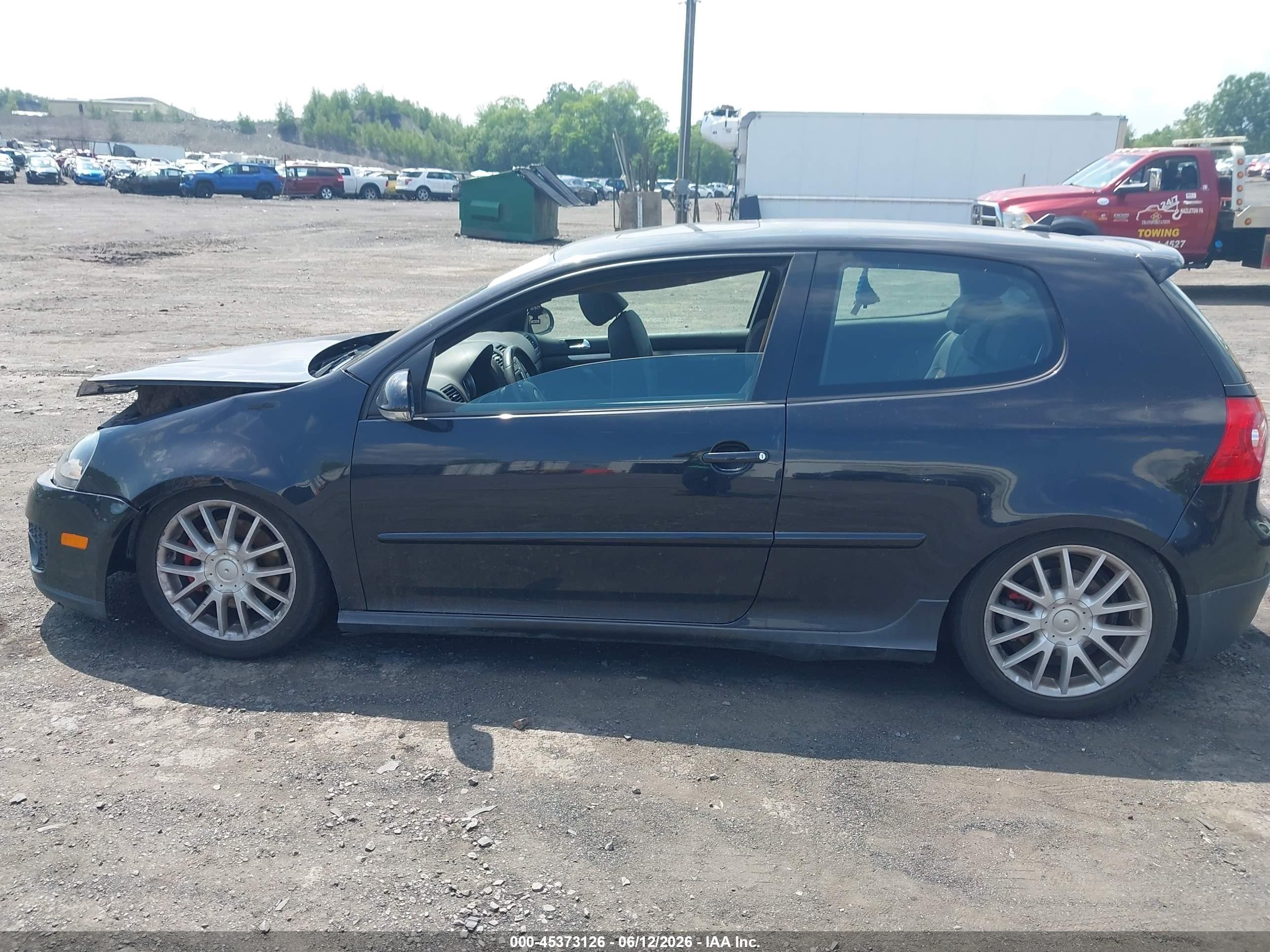 2007 Volkswagen Gti 2-door (a6)/fahrenheit Black vin: WVWFV71K37W103201