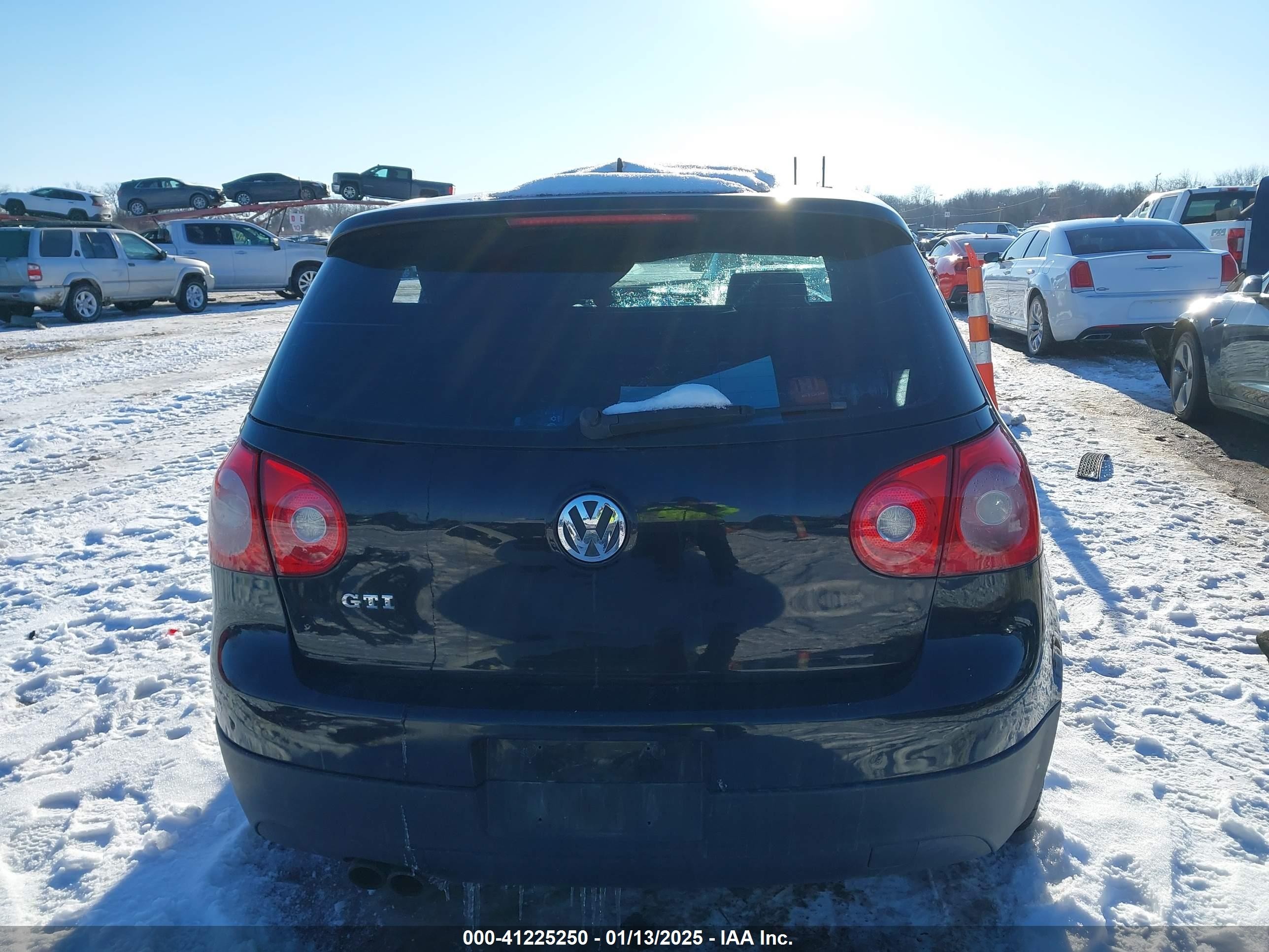 2006 Volkswagen Gti 2-door Black vin: WVWFV71K66W086621