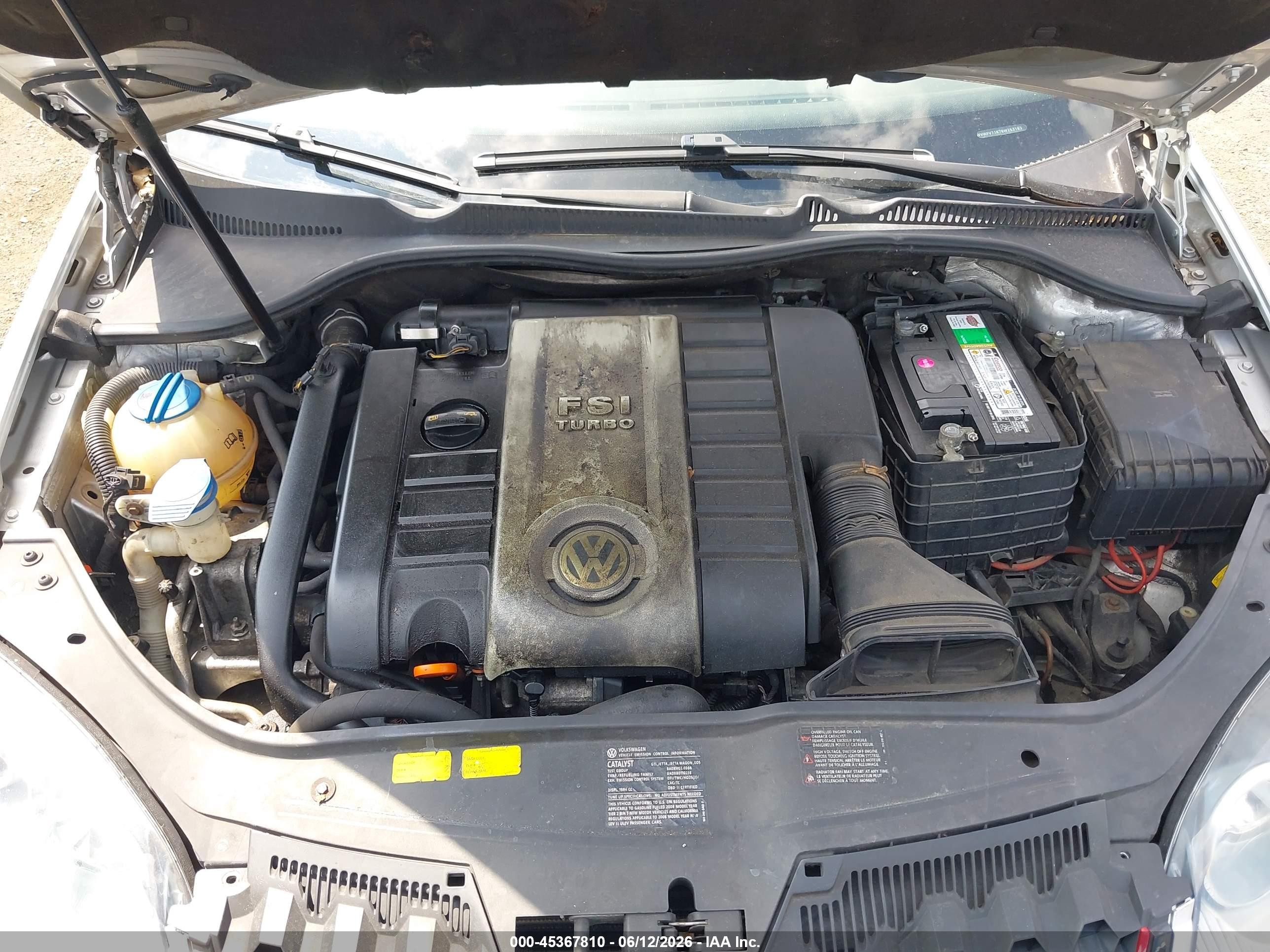 2008 Volkswagen Gti 2-door Silver vin: WVWFV71K78W253183
