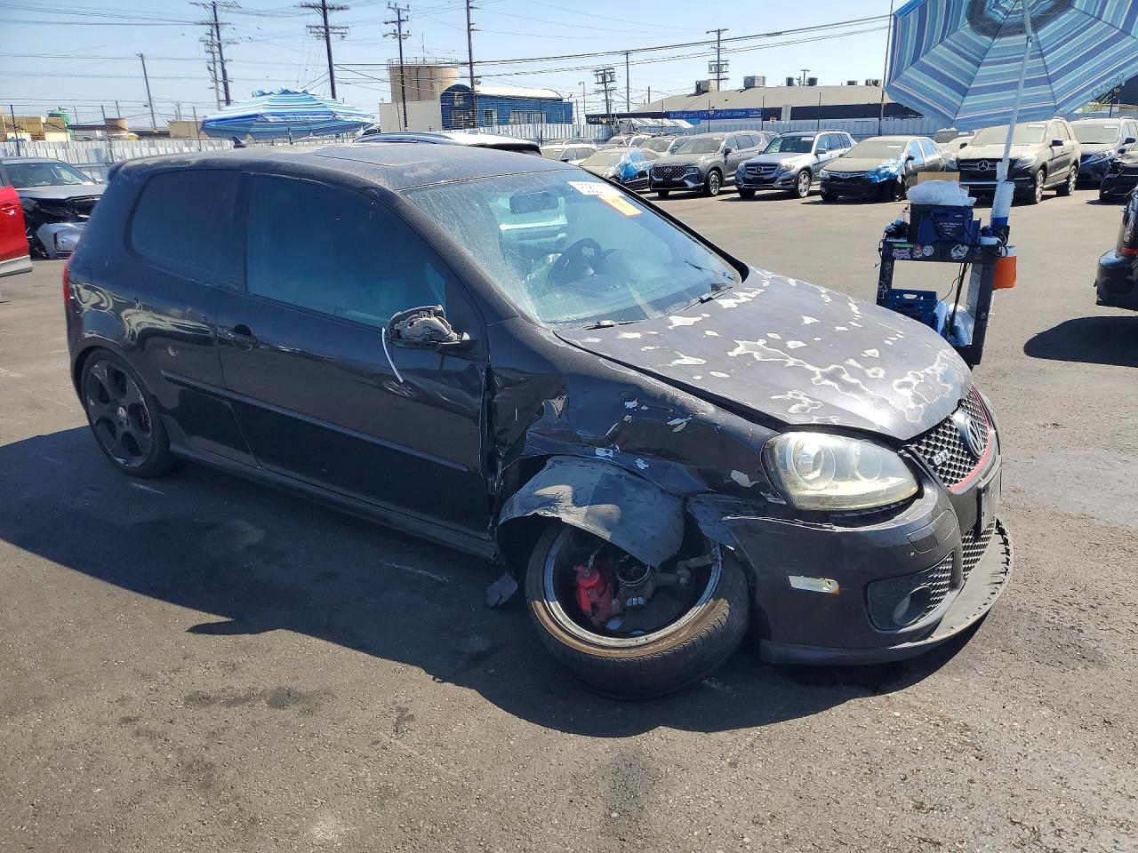 2007 Volkswagen New Gti Fahrenheit Black vin: WVWFV71K87W032223