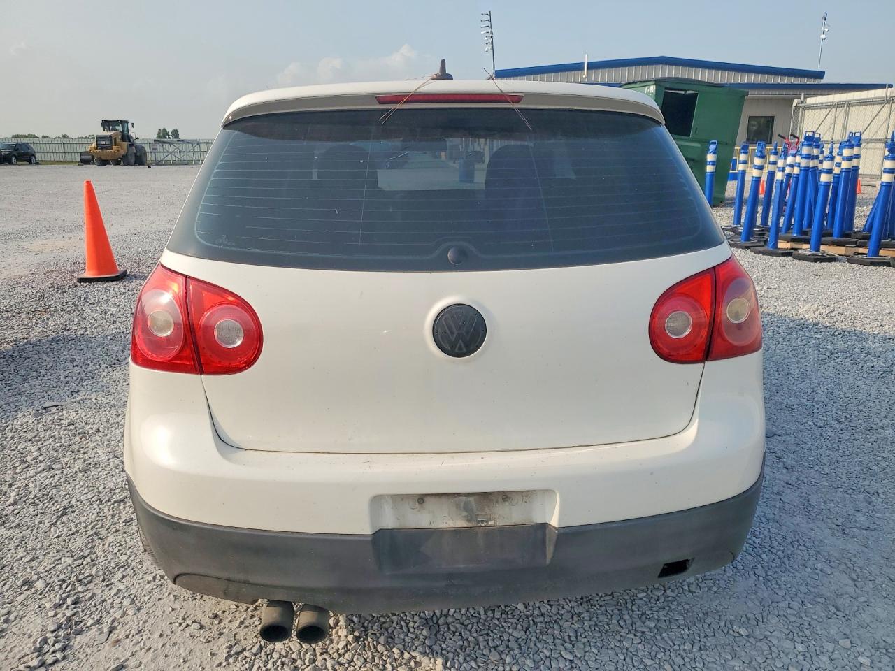 2008 Volkswagen Gti White vin: WVWFV71K88W052943