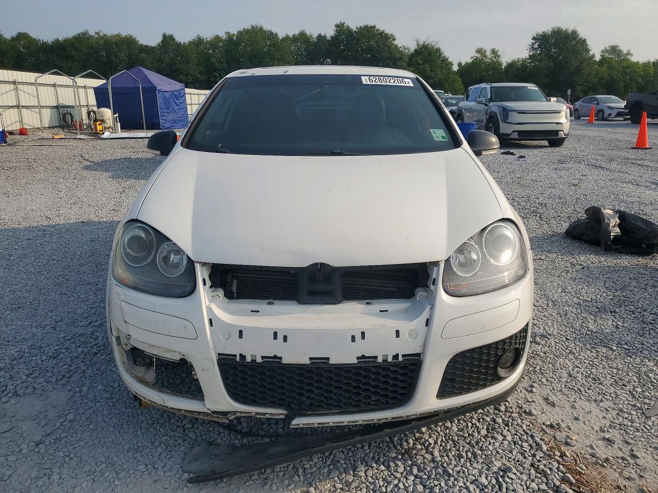 2008 Volkswagen Gti White vin: WVWFV71K88W052943