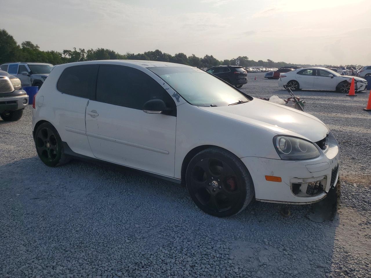 2008 Volkswagen Gti White vin: WVWFV71K88W052943