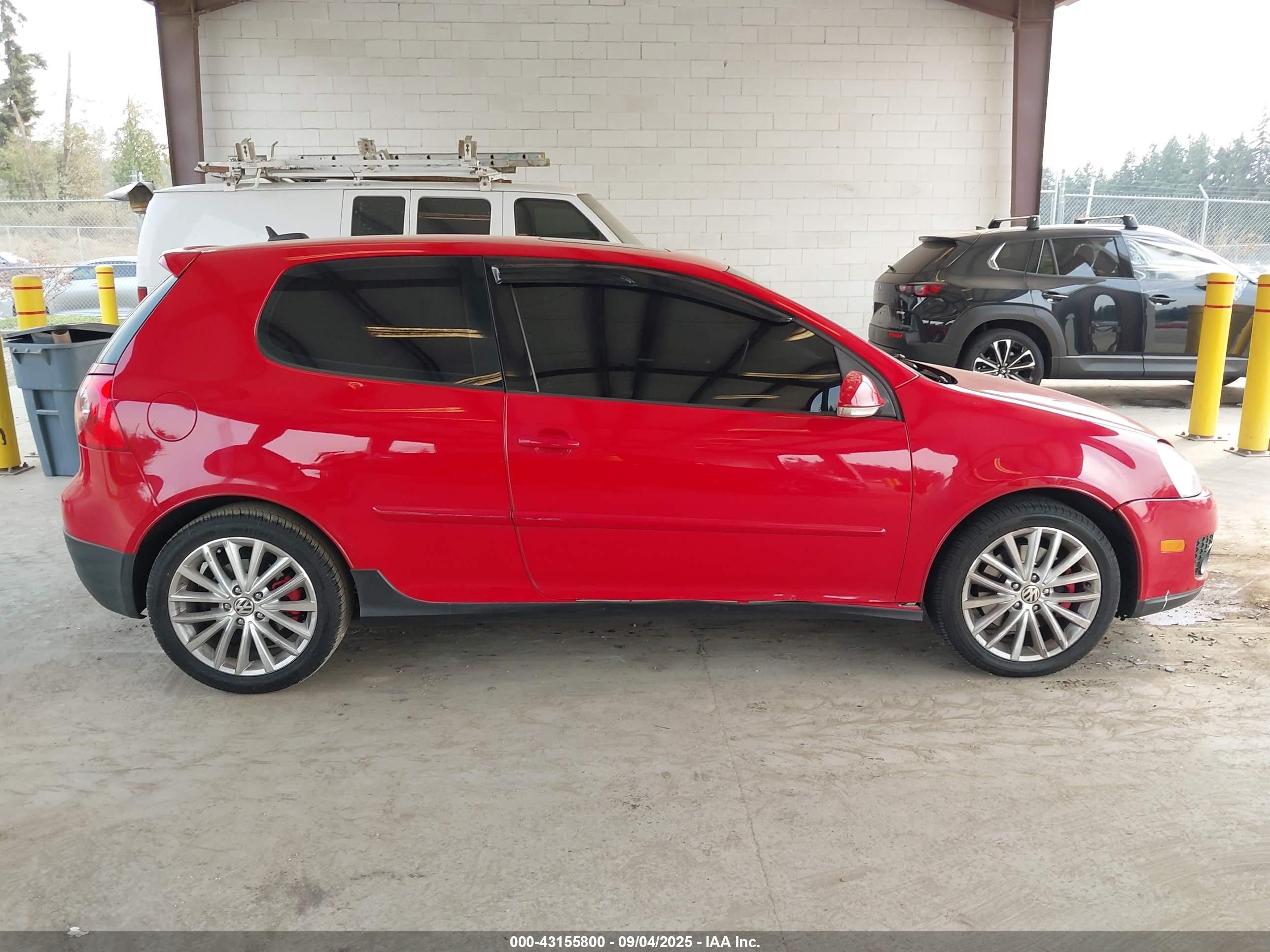 2006 Volkswagen Gti 2-door Красный vin: WVWFV71K96W080120