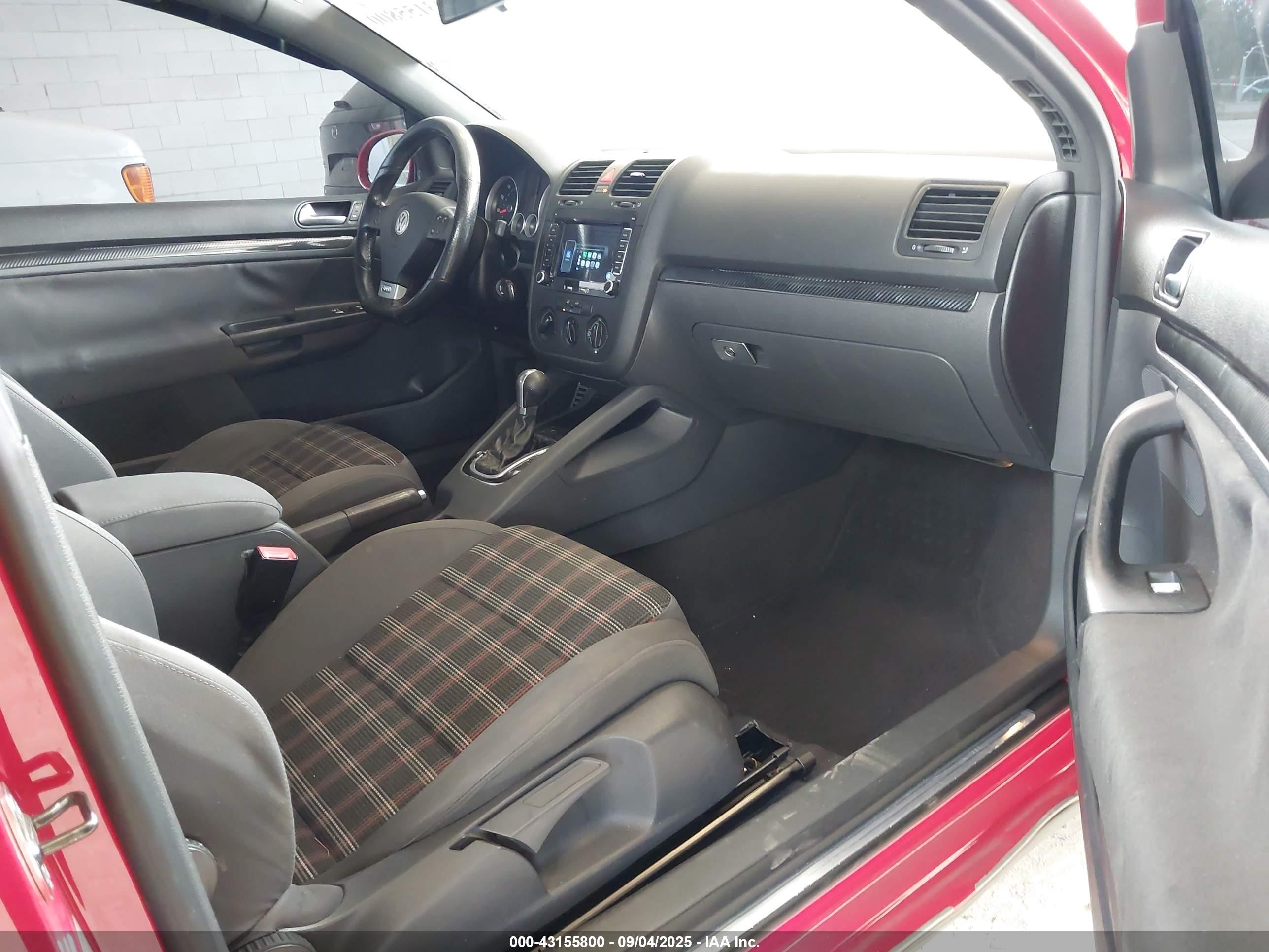 2006 Volkswagen Gti 2-door Красный vin: WVWFV71K96W080120