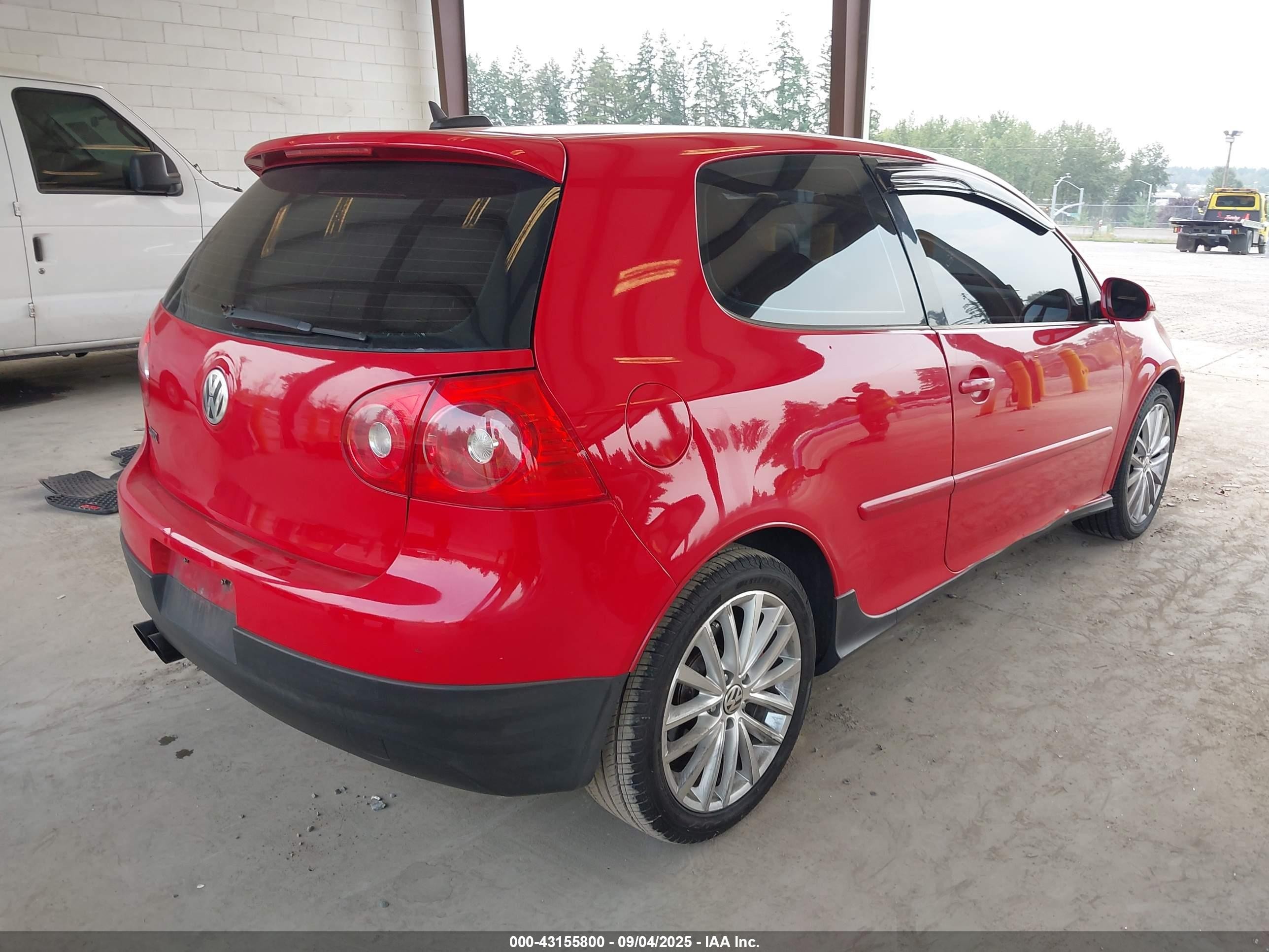 2006 Volkswagen Gti 2-door Красный vin: WVWFV71K96W080120