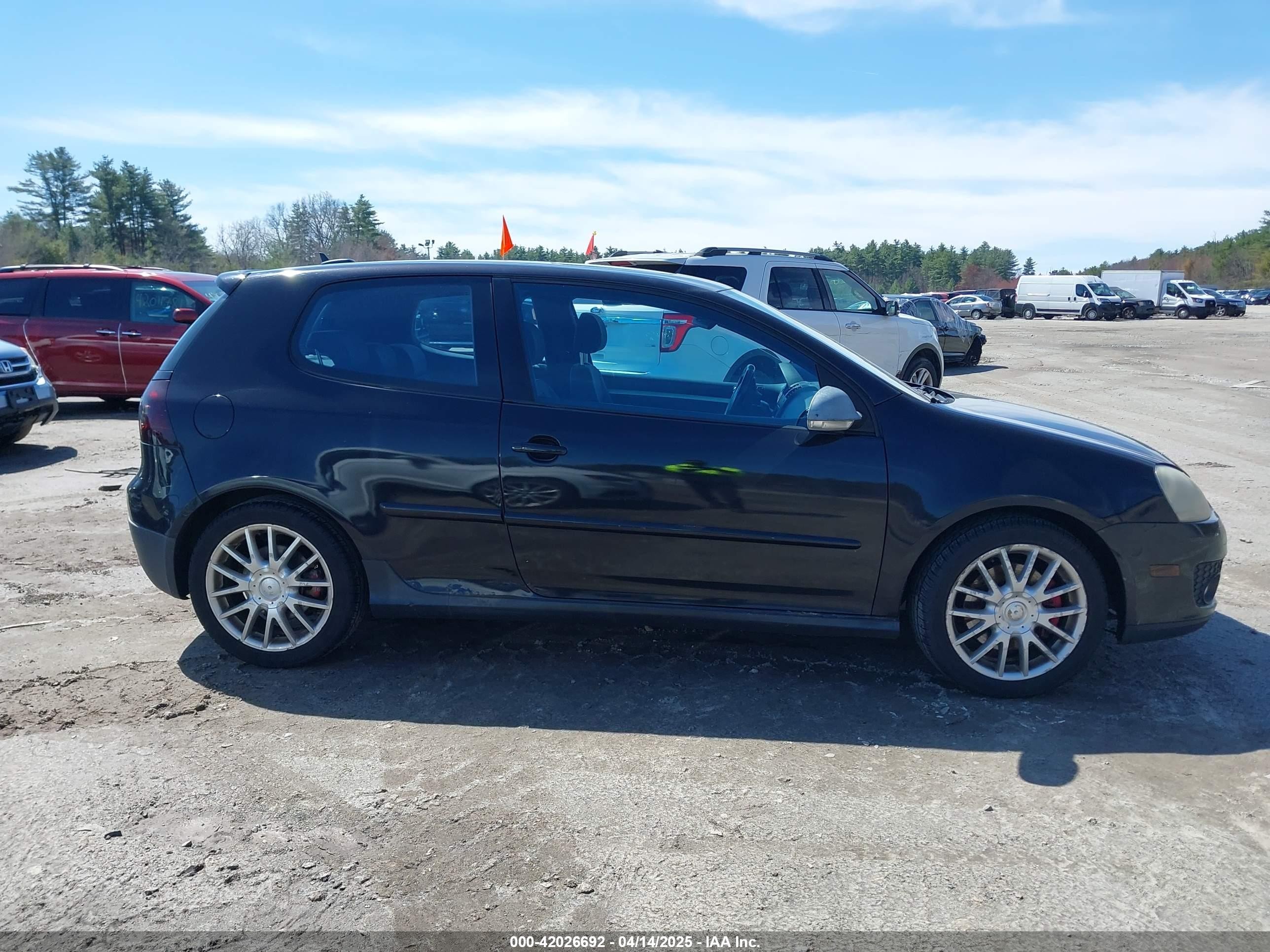 2006 Volkswagen Gti 2-door Black vin: WVWFV71K96W125346