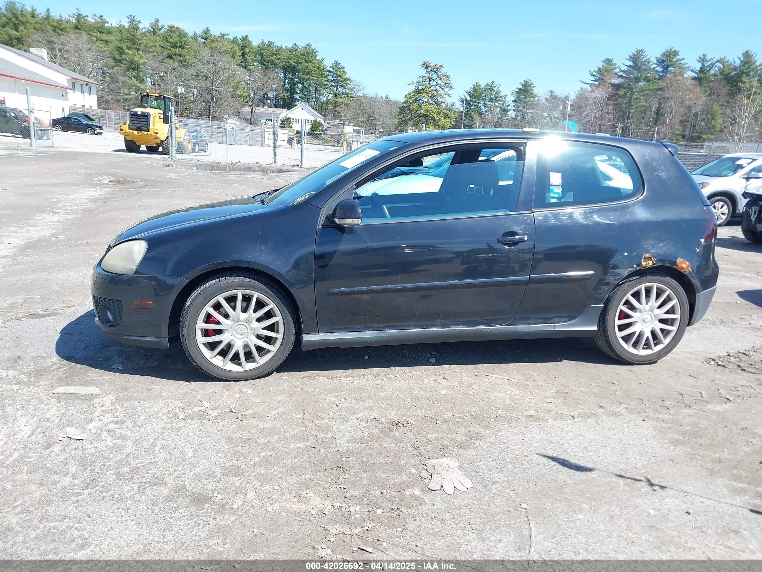 2006 Volkswagen Gti 2-door Black vin: WVWFV71K96W125346