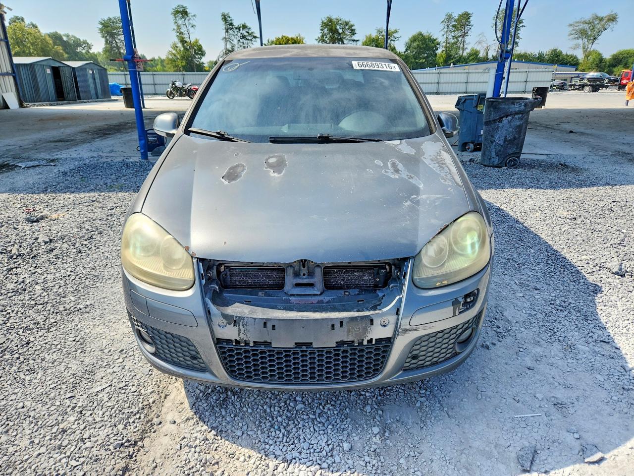 2007 Volkswagen Gti Gray vin: WVWFV71KX7W030750