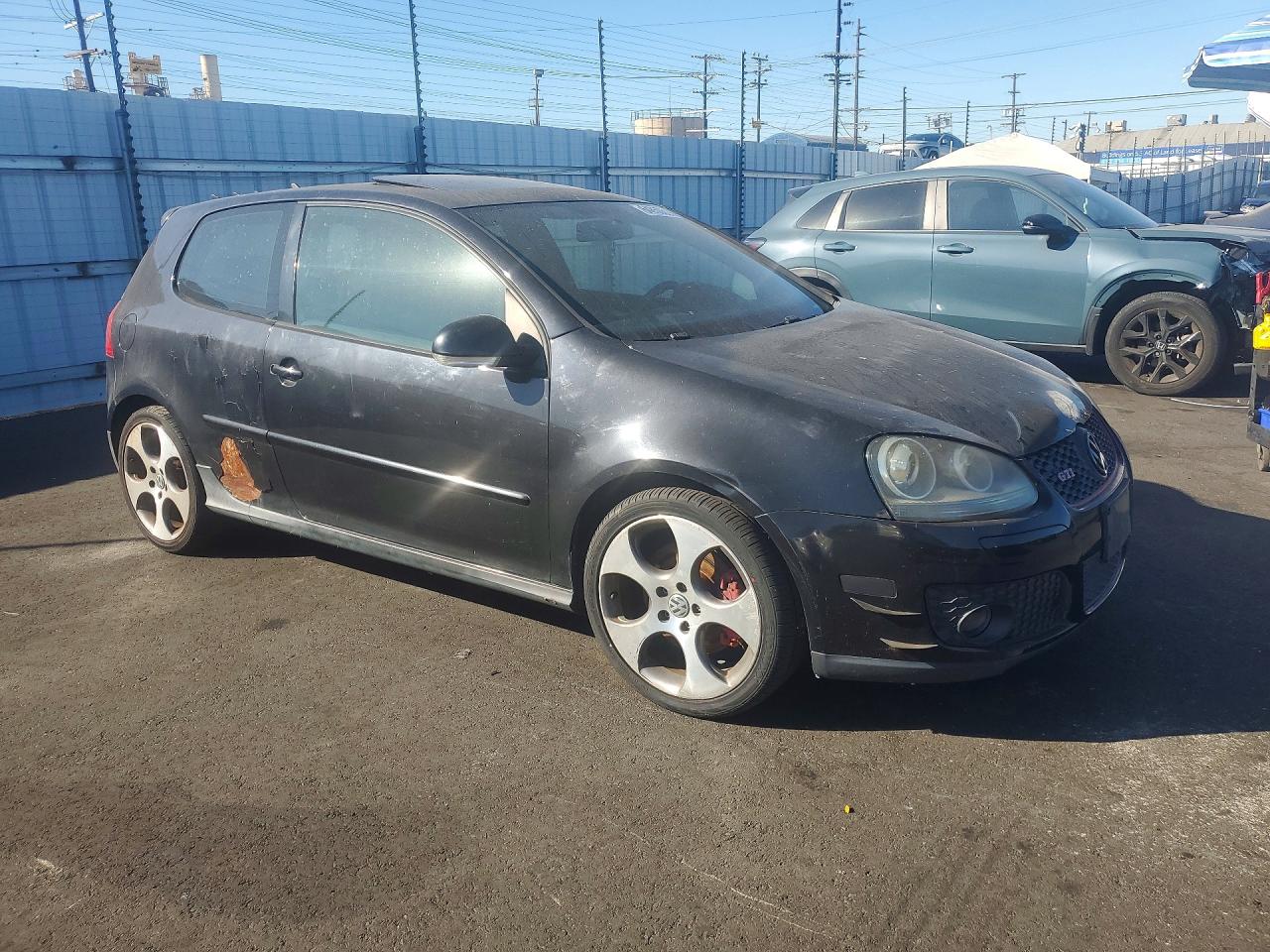 2008 Volkswagen Gti Black vin: WVWFV71KX8W252402
