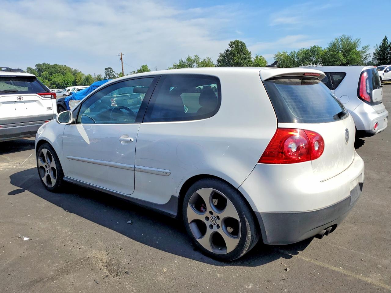2009 Volkswagen Gti Белый vin: WVWFV71KX9W060088