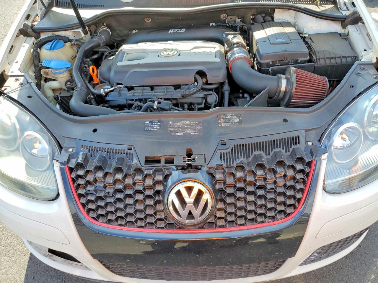 2009 Volkswagen Gti Белый vin: WVWFV71KX9W060088