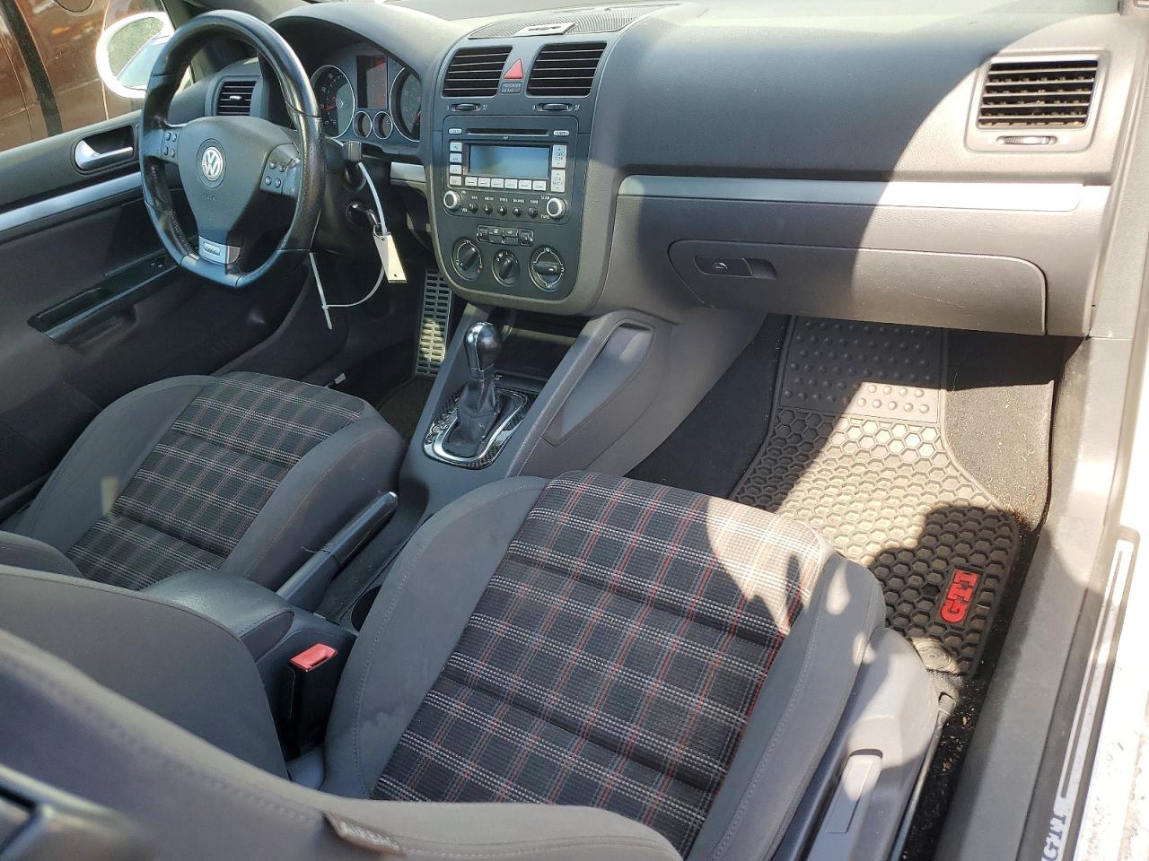 2009 Volkswagen Gti Белый vin: WVWFV71KX9W060088
