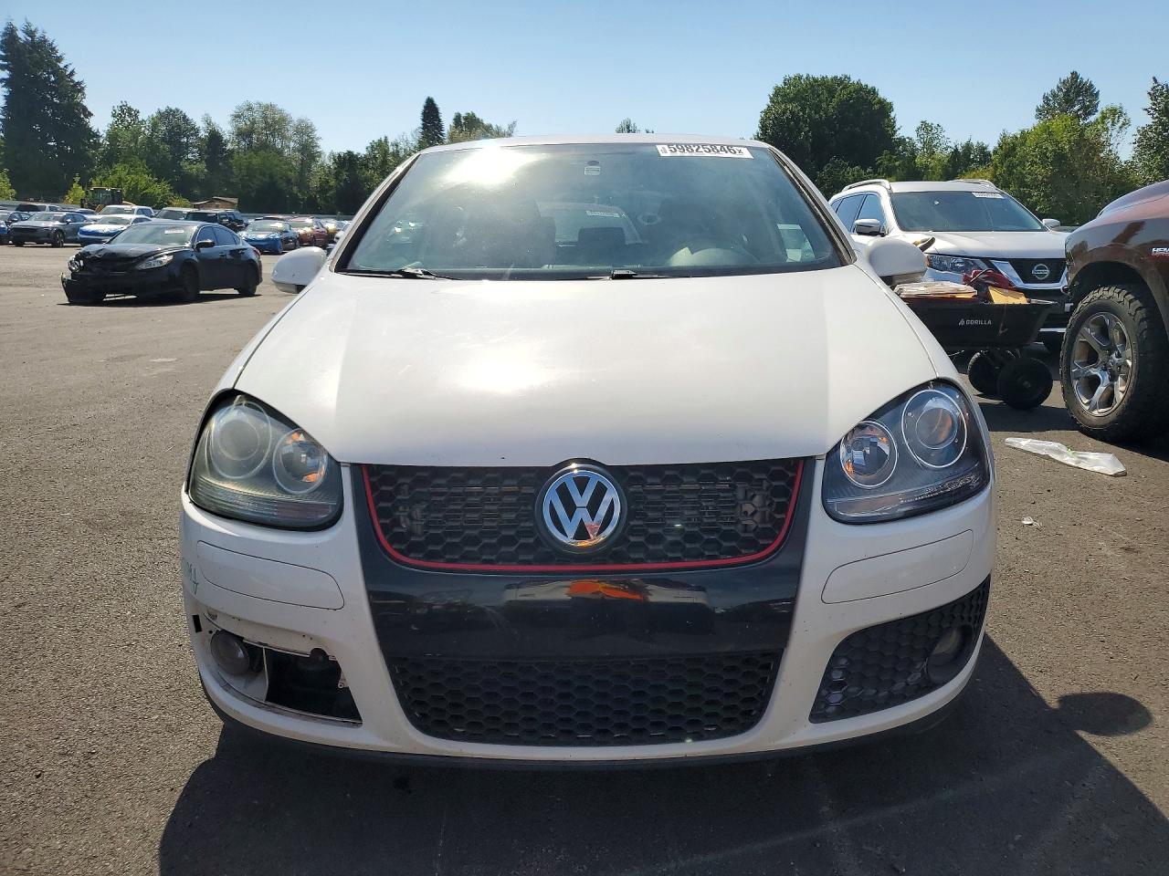 2009 Volkswagen Gti Белый vin: WVWFV71KX9W060088