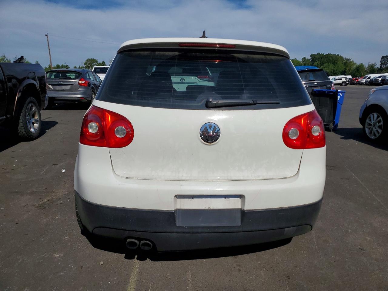 2009 Volkswagen Gti Белый vin: WVWFV71KX9W060088