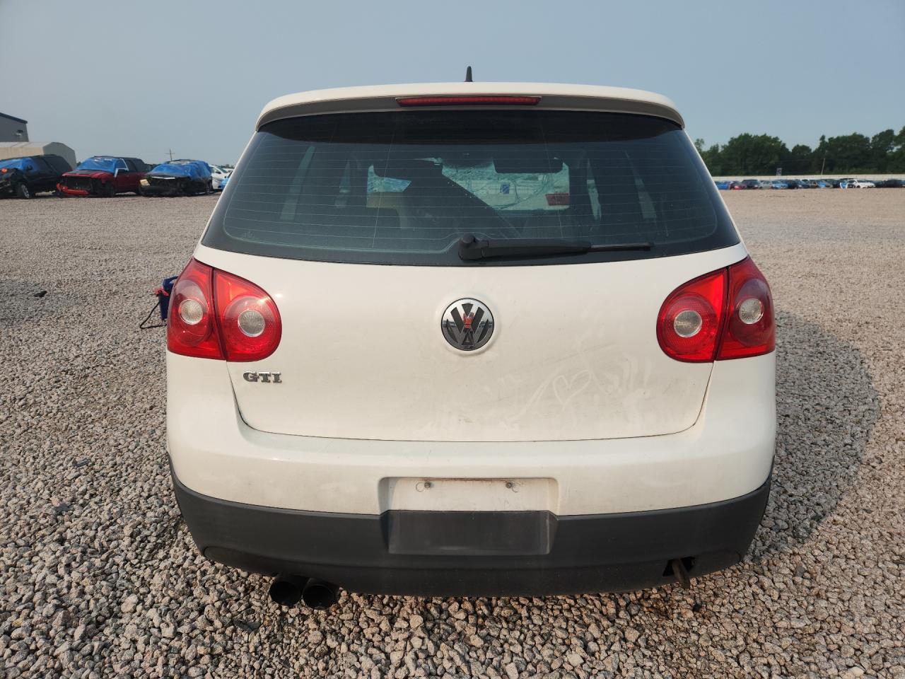 2009 Volkswagen Gti White vin: WVWFV71KX9W111590