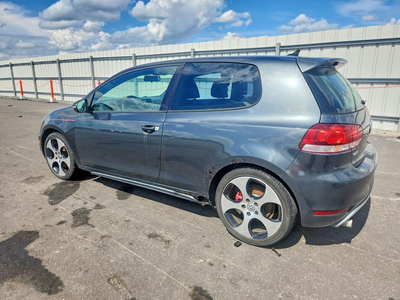 2011 Volkswagen Gti Gray vin: WVWFV7AJ2BW137517