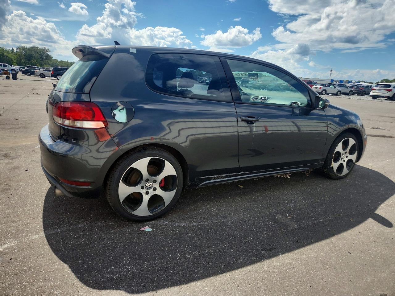 2011 Volkswagen Gti Gray vin: WVWFV7AJ2BW137517