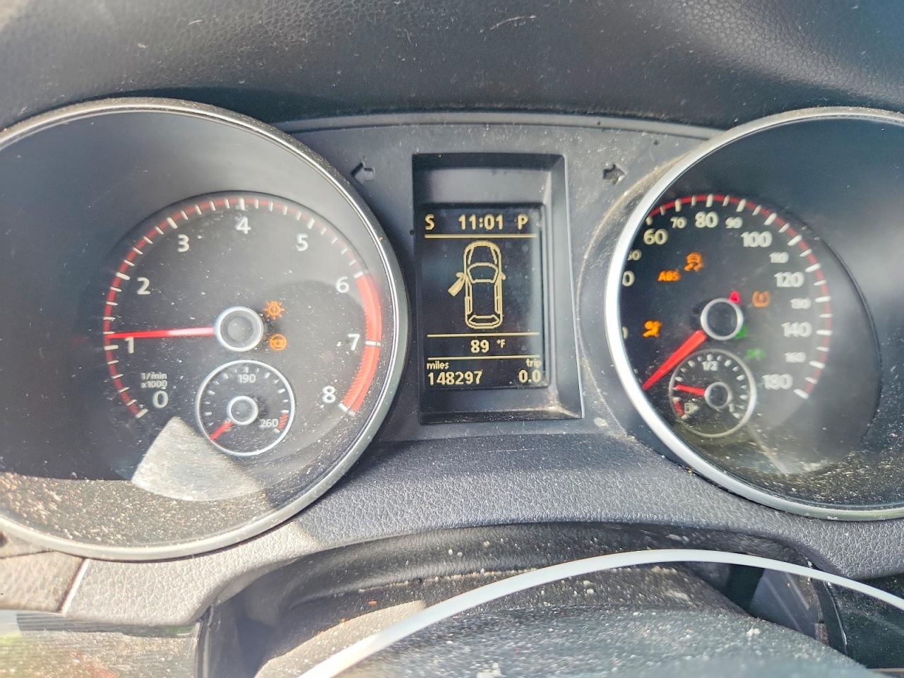 2012 Volkswagen Gti Gray vin: WVWFV7AJ3CW307613