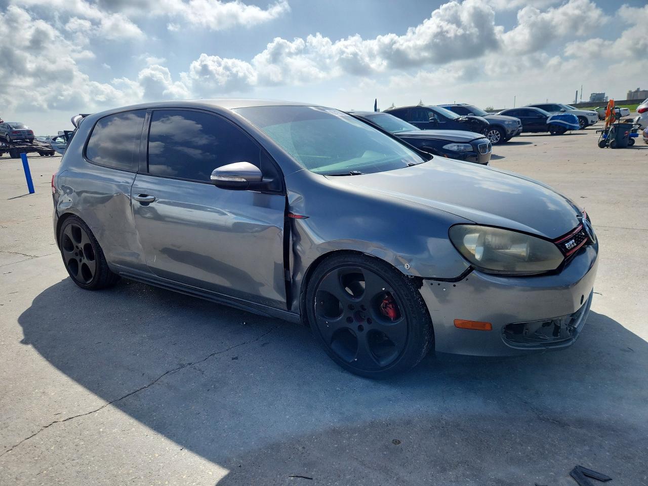 2012 Volkswagen Gti Gray vin: WVWFV7AJ3CW307613