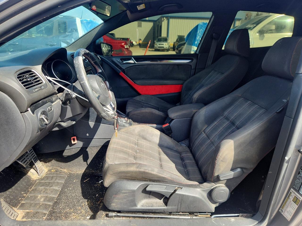 2012 Volkswagen Gti Gray vin: WVWFV7AJ3CW307613