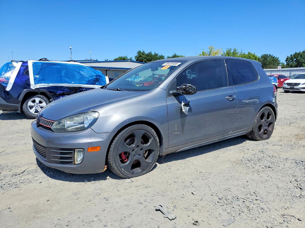 2010 Volkswagen Gti Серый vin: WVWFV7AJ7AW166963
