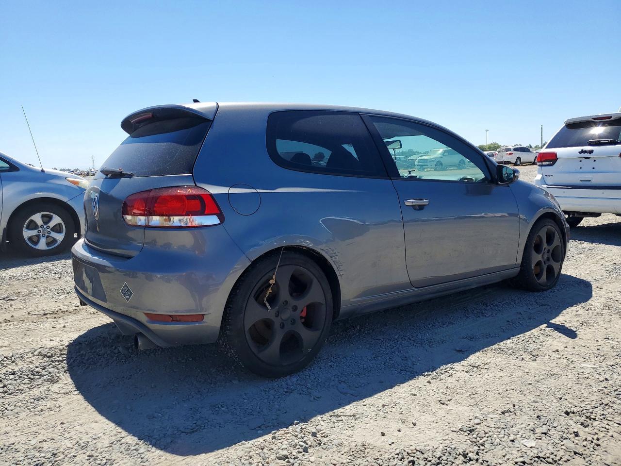 2010 Volkswagen Gti Серый vin: WVWFV7AJ7AW166963