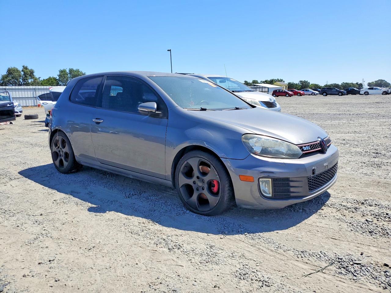 2010 Volkswagen Gti Серый vin: WVWFV7AJ7AW166963