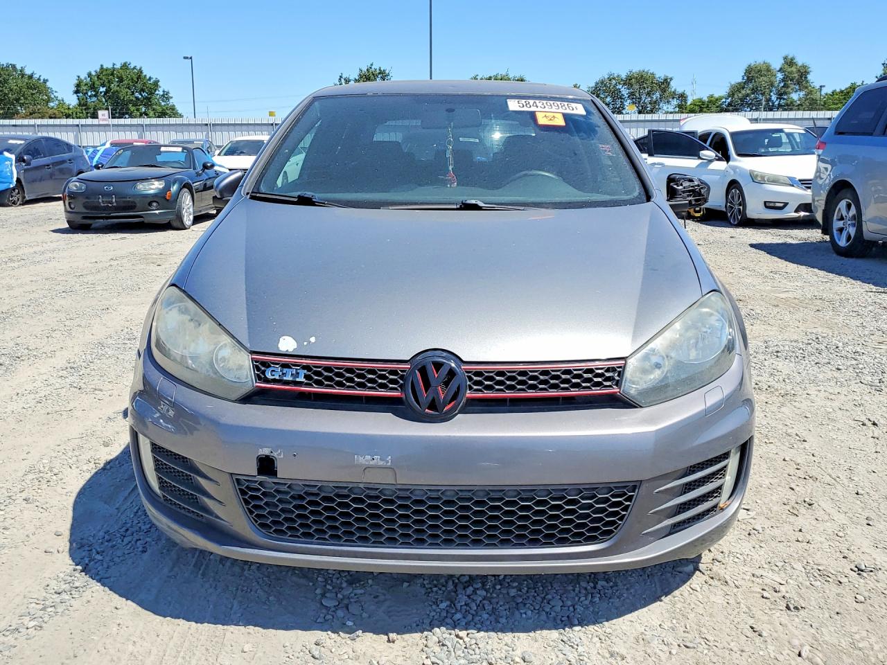 2010 Volkswagen Gti Серый vin: WVWFV7AJ7AW166963