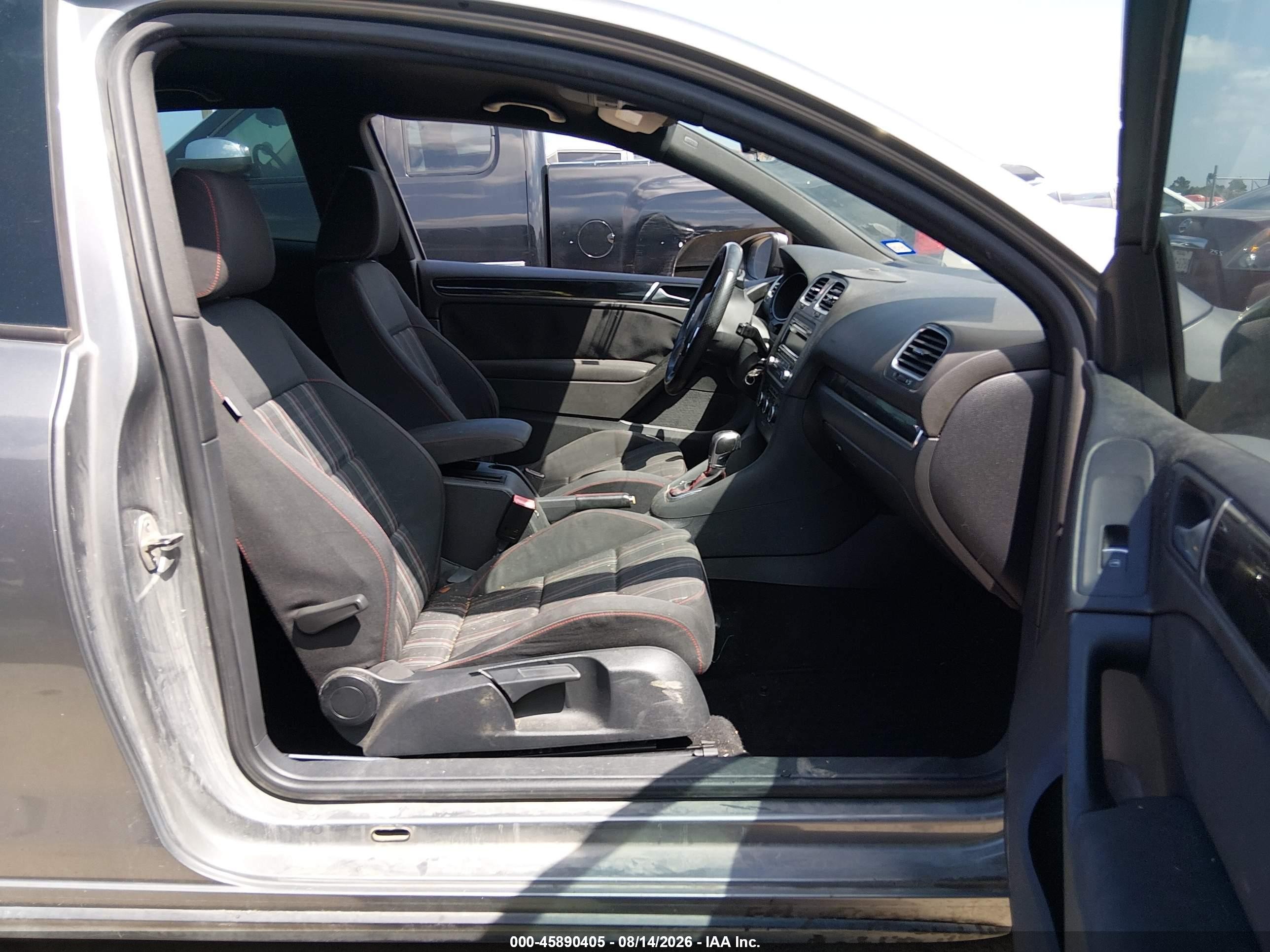 2013 Volkswagen Gti 2-door Gray vin: WVWFV7AJXDW025387