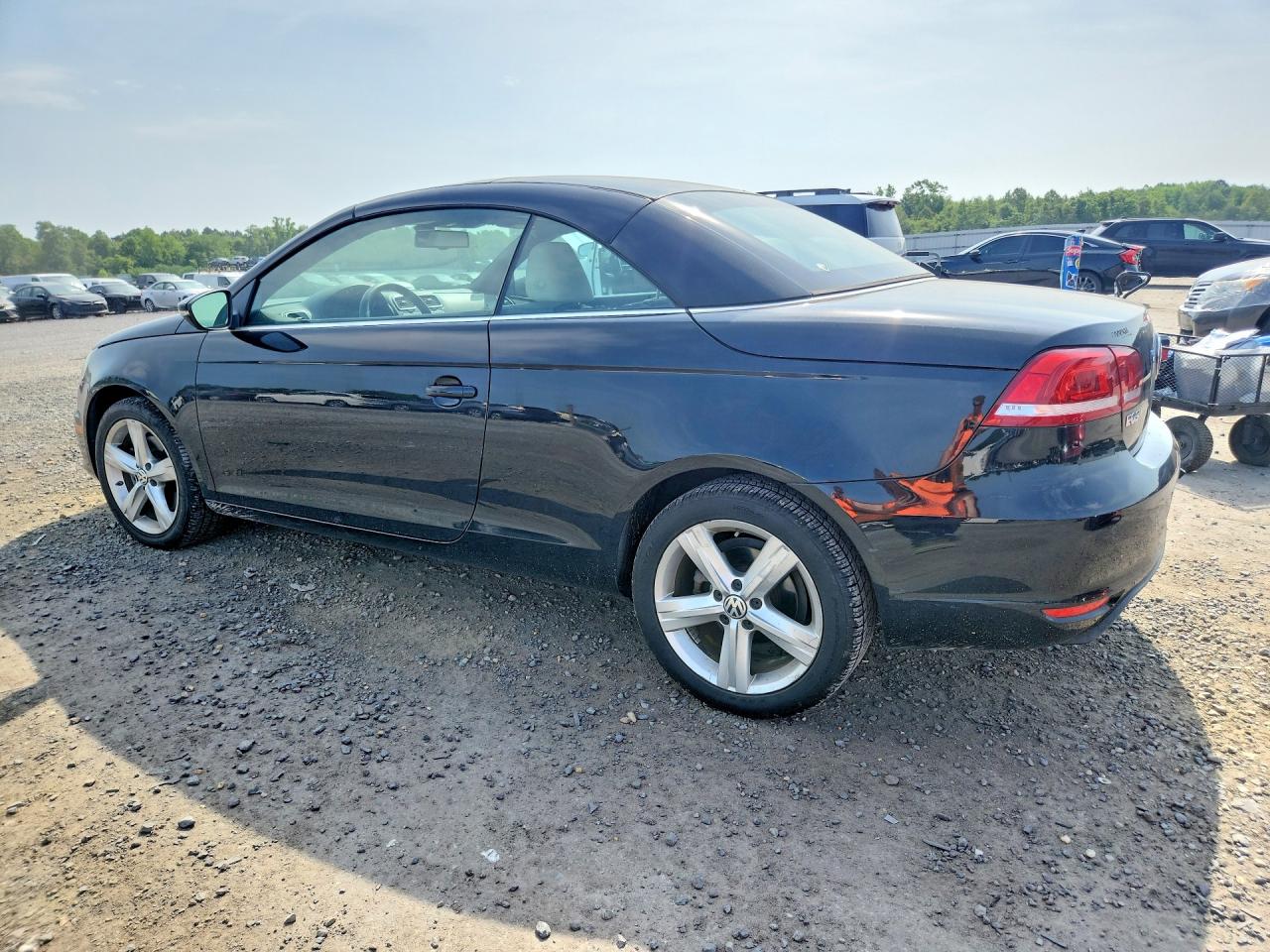 2012 Volkswagen Eos Lux Black vin: WVWFW7AH1CV021761