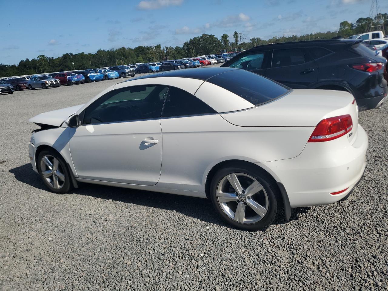 2012 Volkswagen Eos Lux Белый vin: WVWFW7AH8CV018243