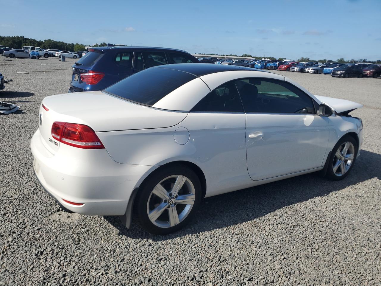 2012 Volkswagen Eos Lux Белый vin: WVWFW7AH8CV018243