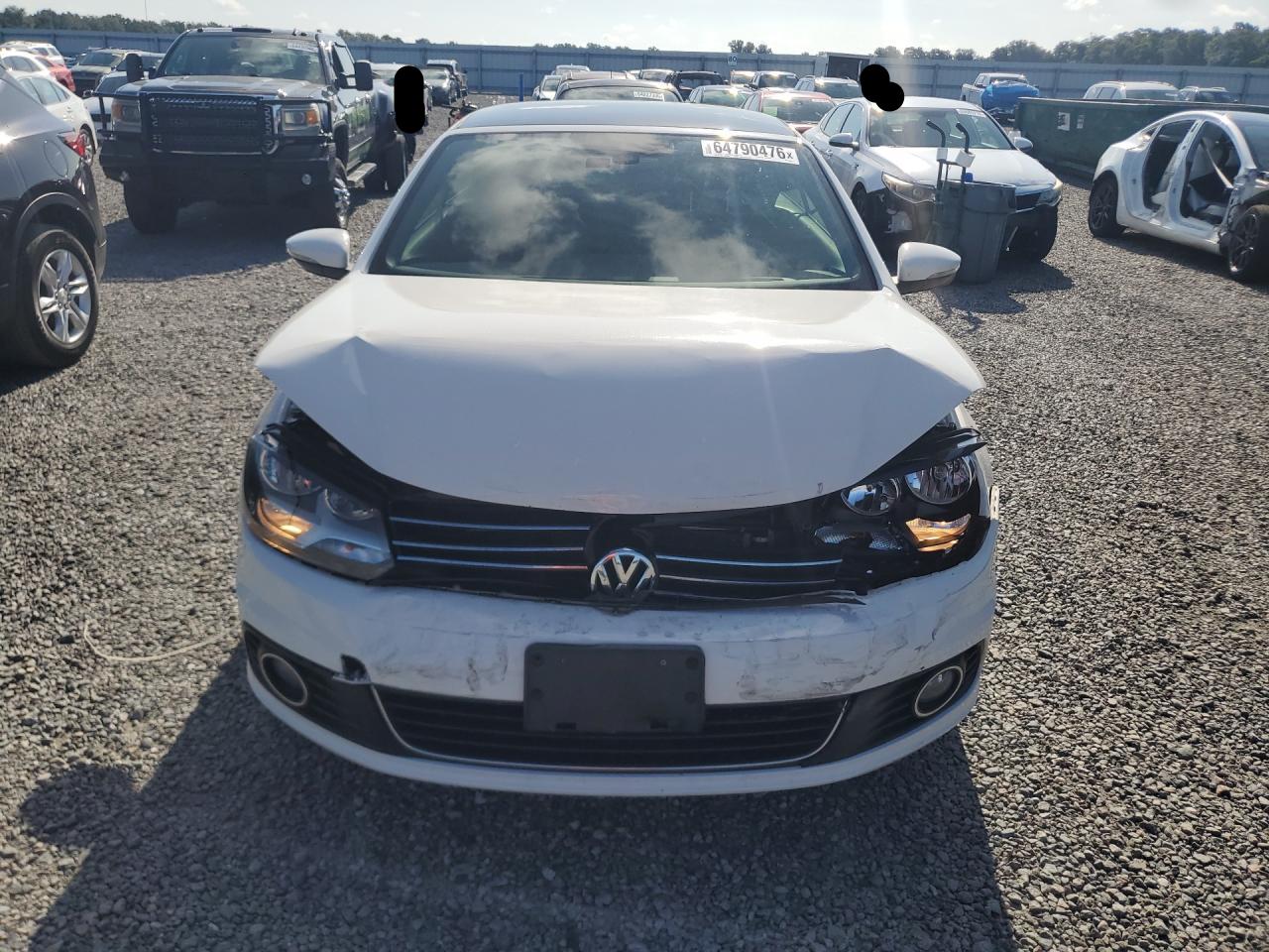 2012 Volkswagen Eos Lux Белый vin: WVWFW7AH8CV018243