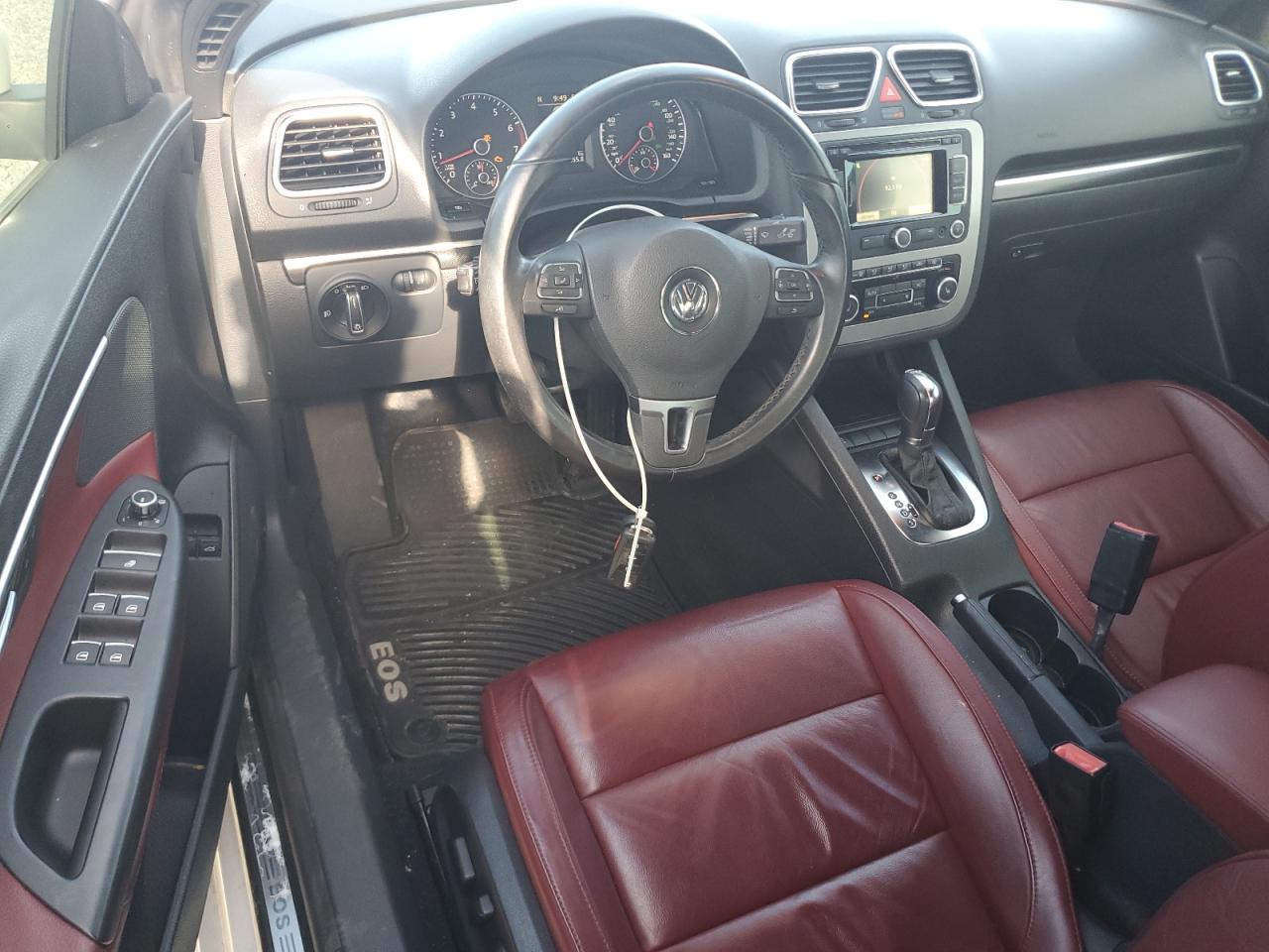 2012 Volkswagen Eos Lux Белый vin: WVWFW7AH8CV018243