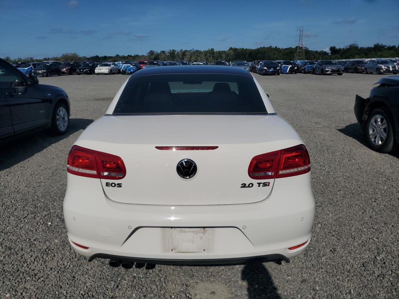 2012 Volkswagen Eos Lux Белый vin: WVWFW7AH8CV018243