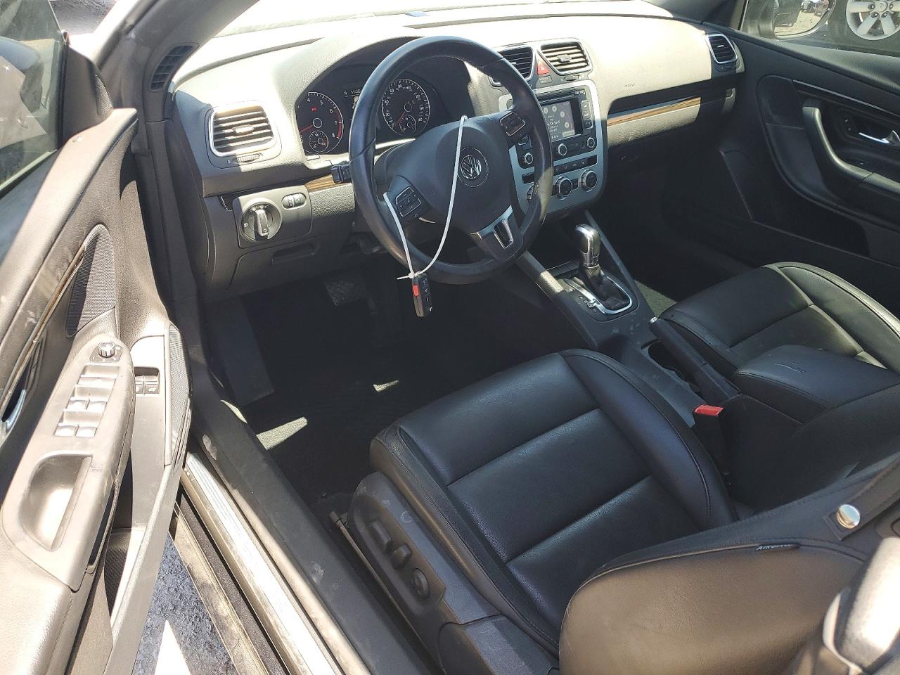 2013 Volkswagen Eos Lux Black vin: WVWFW8AH2DV000523
