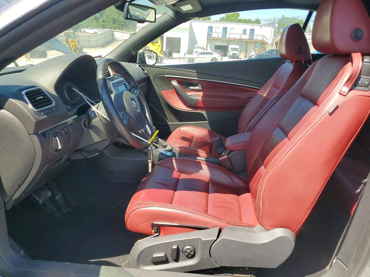 2013 Volkswagen Eos Lux Gray vin: WVWFW8AHXDV008093