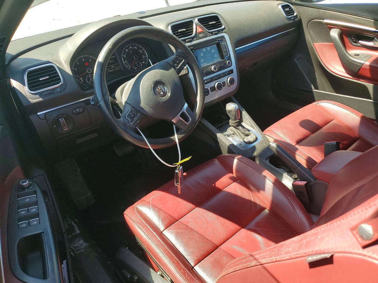 2013 Volkswagen Eos Lux Gray vin: WVWFW8AHXDV008093