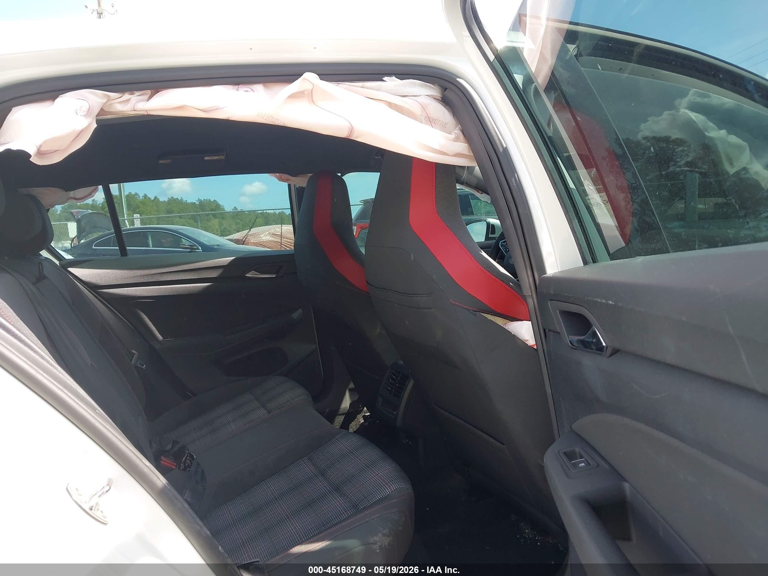 2022 Volkswagen Golf Gti 2.0t S White vin: WVWG87CD9NW162311