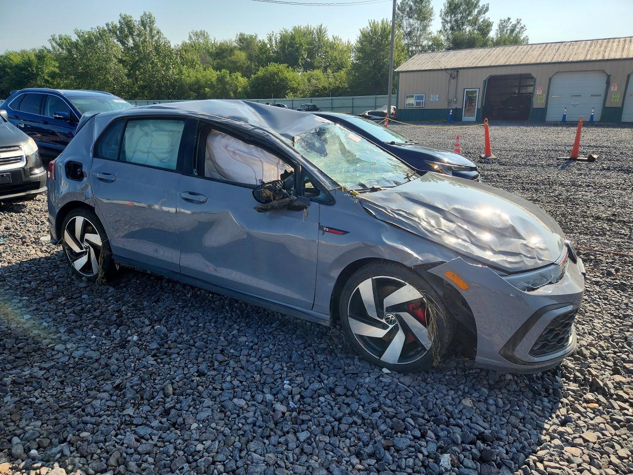2024 Volkswagen Gti S Gray vin: WVWGA7CD5RW116940