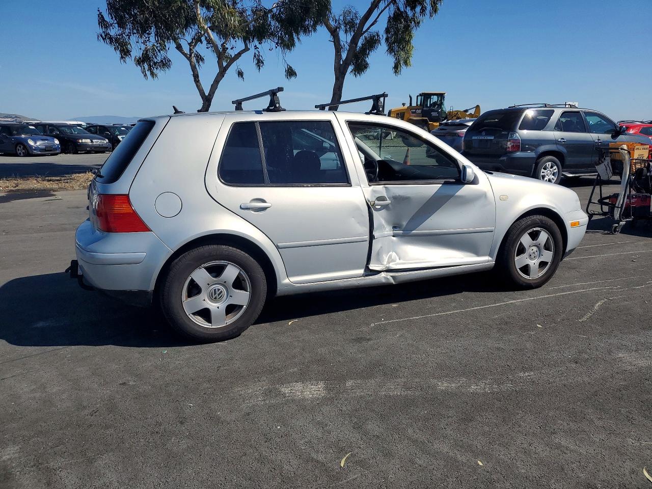 2000 Volkswagen Golf Gls Silver vin: WVWGC21J2YW370710