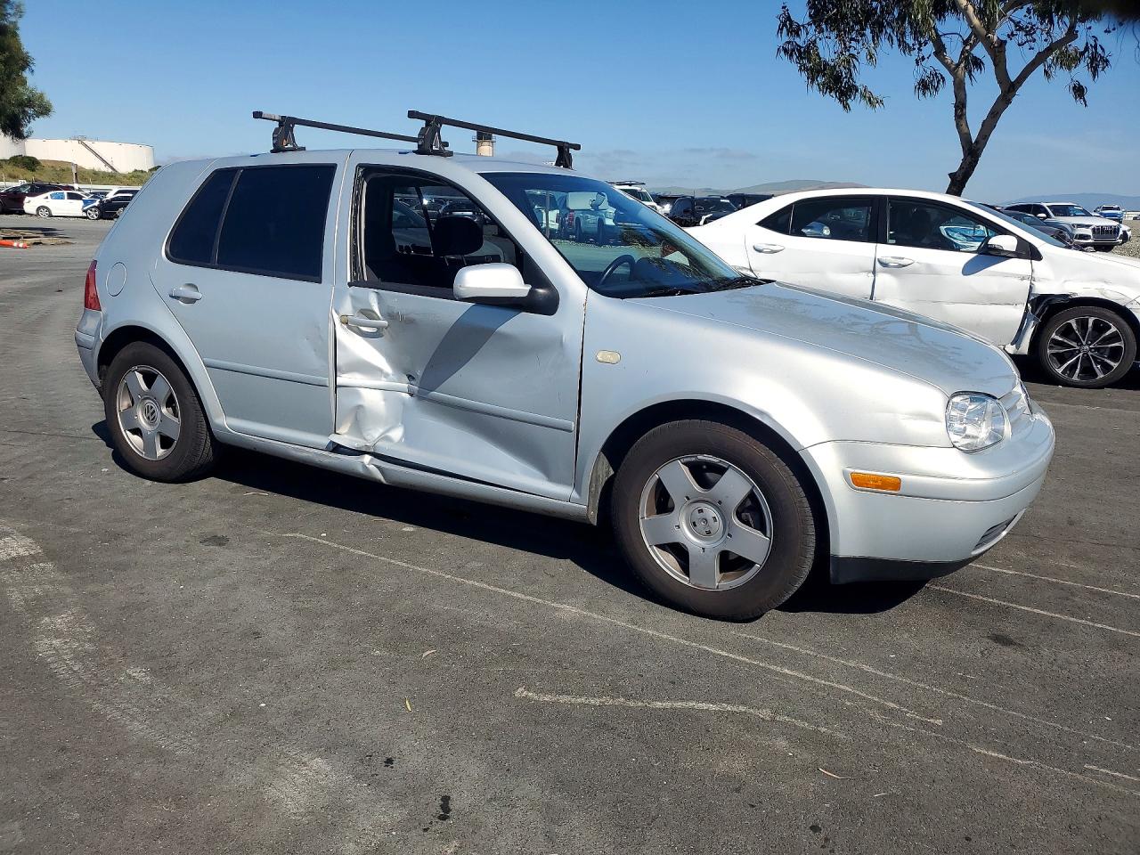 2000 Volkswagen Golf Gls Silver vin: WVWGC21J2YW370710