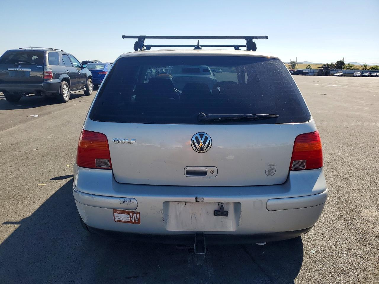2000 Volkswagen Golf Gls Silver vin: WVWGC21J2YW370710