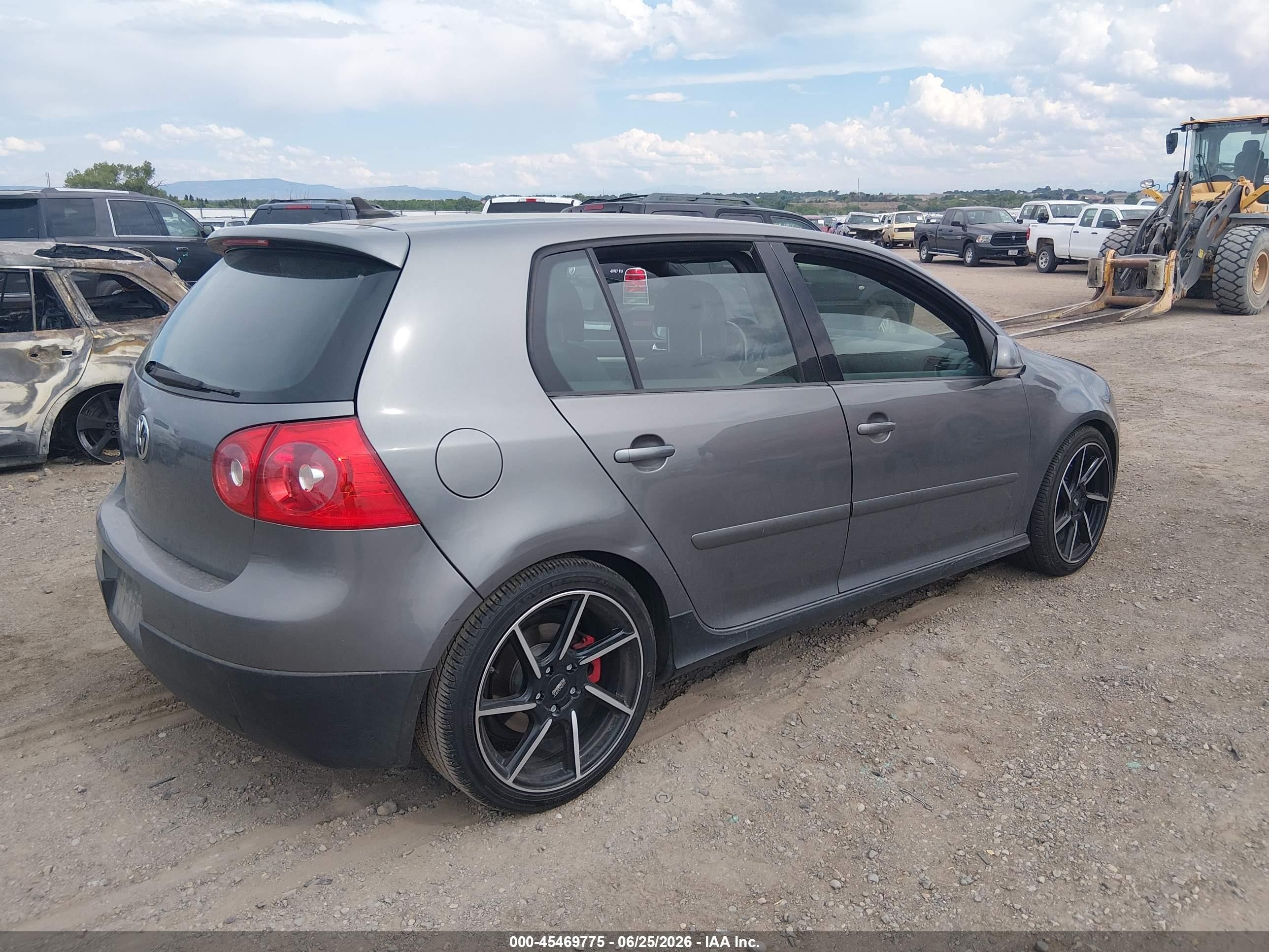 2009 Volkswagen Gti 4-door Gray vin: WVWGD71K99W127092