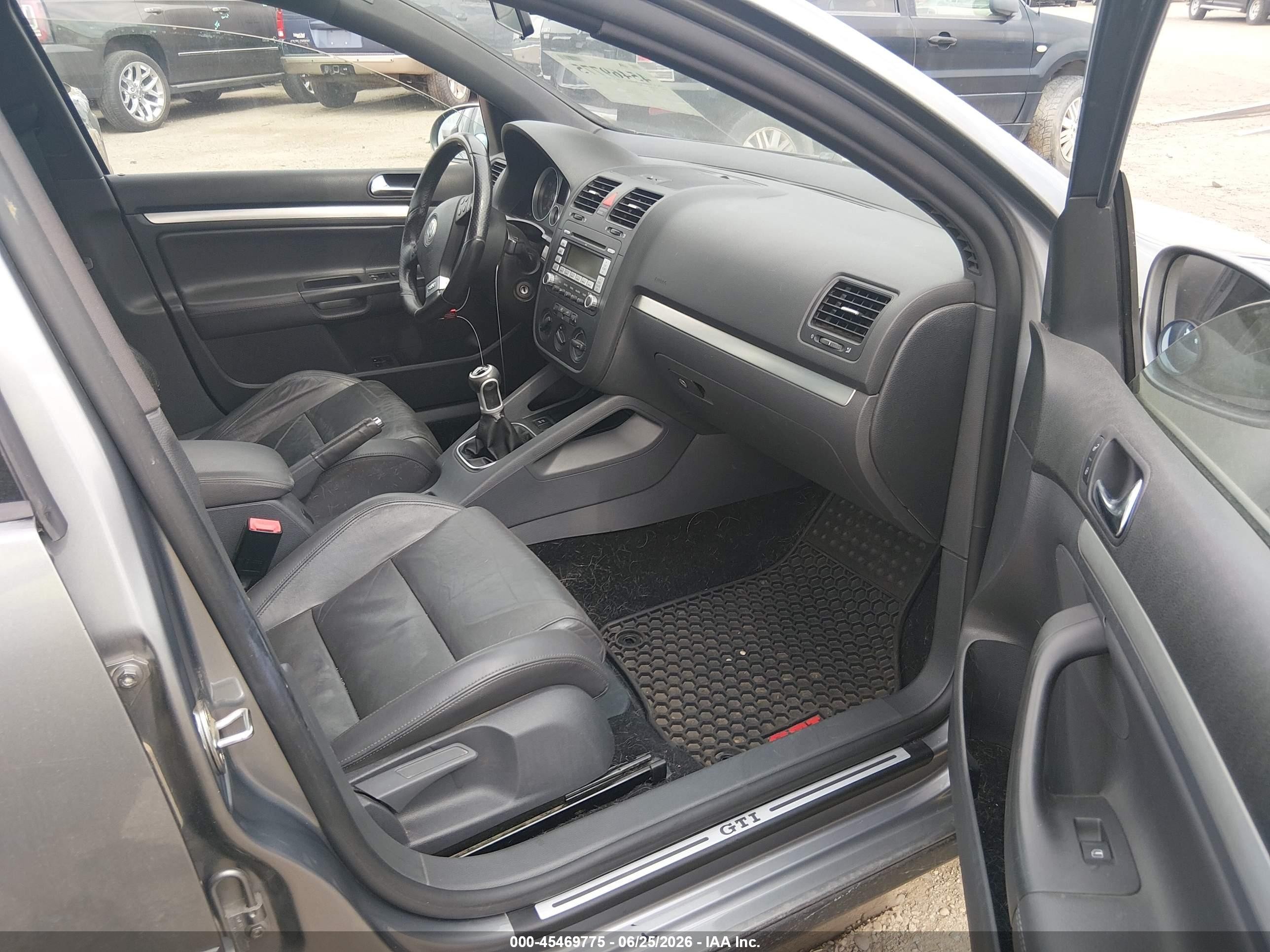 2009 Volkswagen Gti 4-door Gray vin: WVWGD71K99W127092