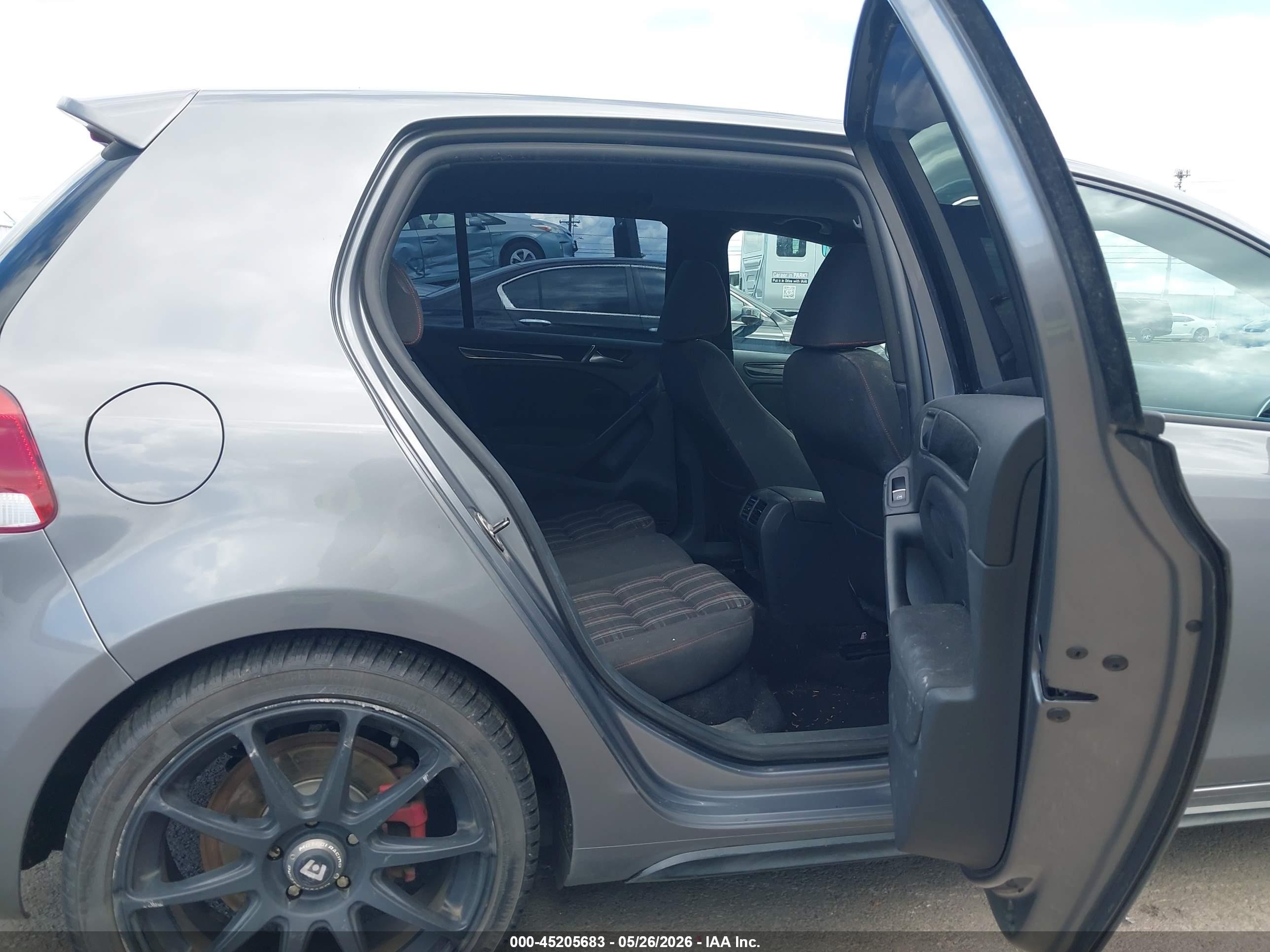 2012 Volkswagen Gti 4-door Gray vin: WVWGD7AJ0CW006935
